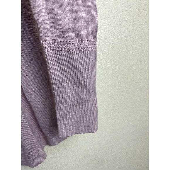 Lululemon Unity Drop Back Sweater Womens size 6  blush Knit Pullover Athleisure - Picture 8 of 13